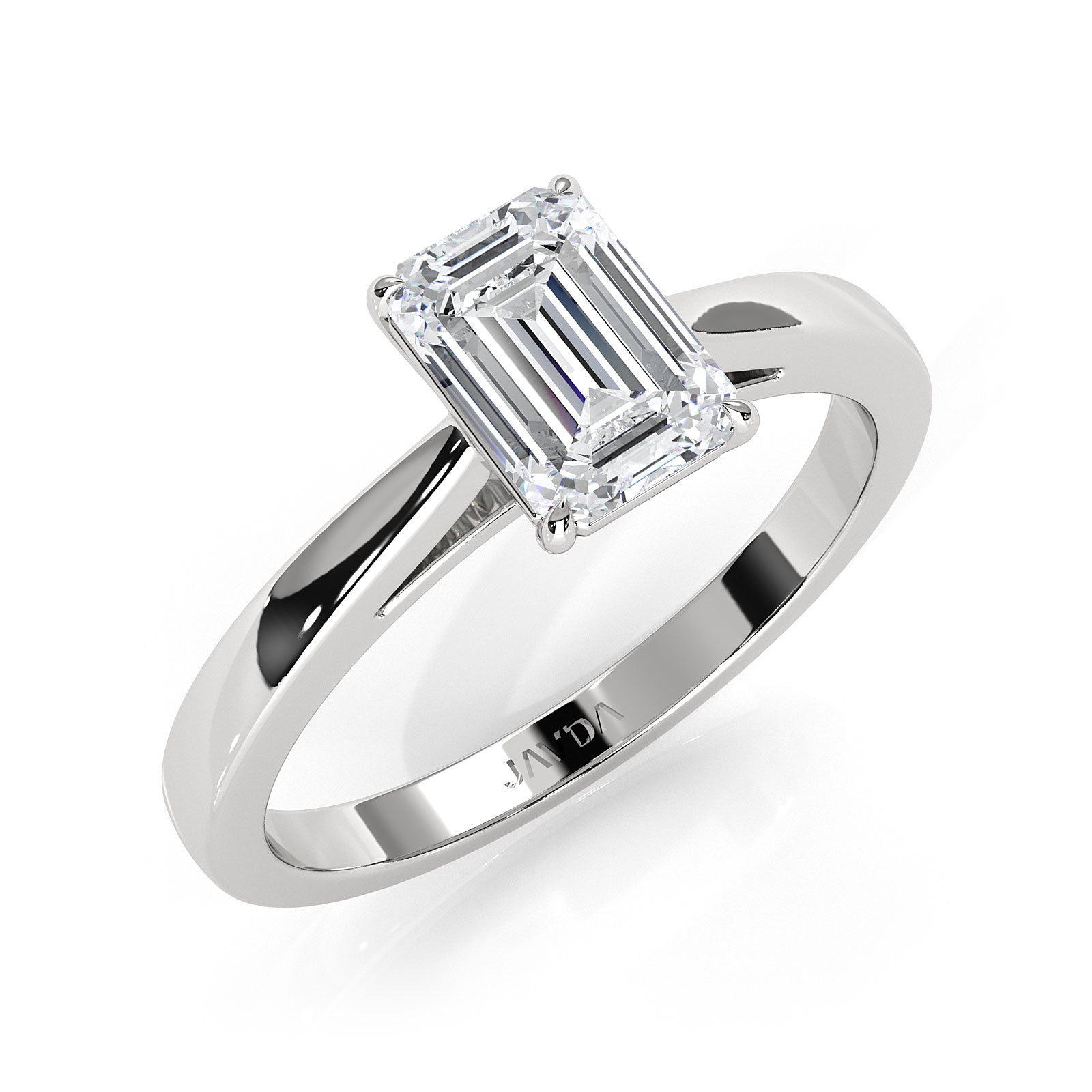 Lab Grown Diamond IGI Certified 4 Prong Solitaire Engagement Ring 4g Setting 1.00 Ctw.